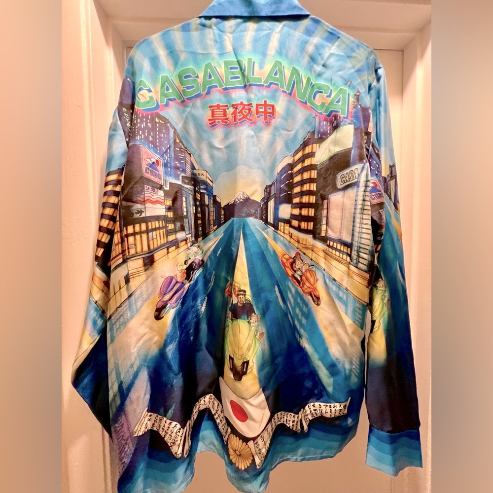 Casablanca Silk Button Down